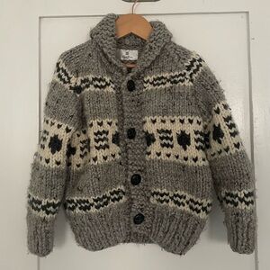 Heirloom Childs Cowichan cardigan